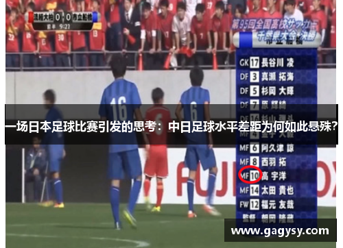 一场日本足球比赛引发的思考:中日足球水平差距为何如此悬殊? 一场日本足球比赛引发的思考:中日足球水平差距为何如此悬殊?